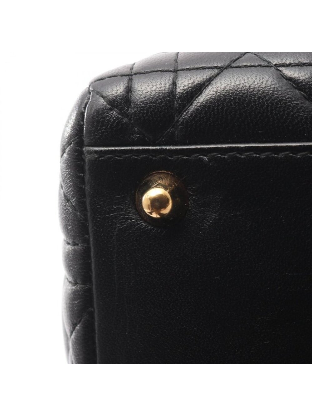 Dior Handbag Large Cannage Black Leather 2-Way Tote - Picture 7 of 10